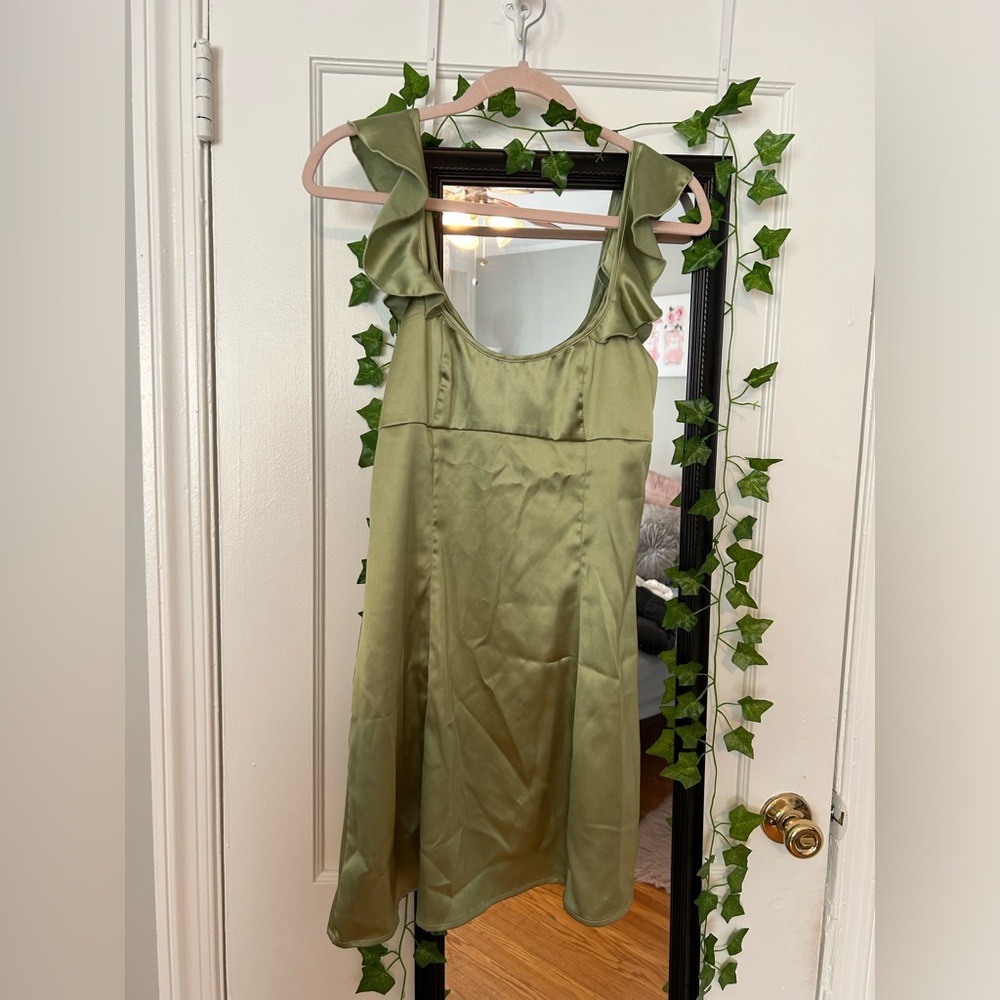 Princess Polly Mini Green Dress